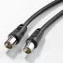 Cable coaxial VALUE 11.99.4463 2,5 m negro