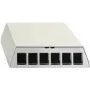Panel de parcheo Rutenbeck PP-UM A-6 Ap rw 6 puertos blanco puro