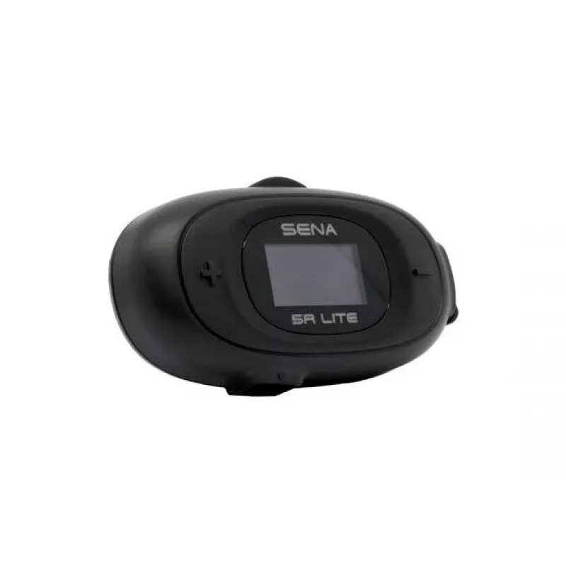 Intercomunicador para moto Sena 5R Lite Bluetooth 5.1 700 m de alcance con pantalla LCD y microfonos universales para casco doble