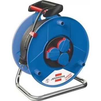 Alargador con carrete Schwabe P10314 — 40 m H07RN-F 3G1.5 cable de goma flexible