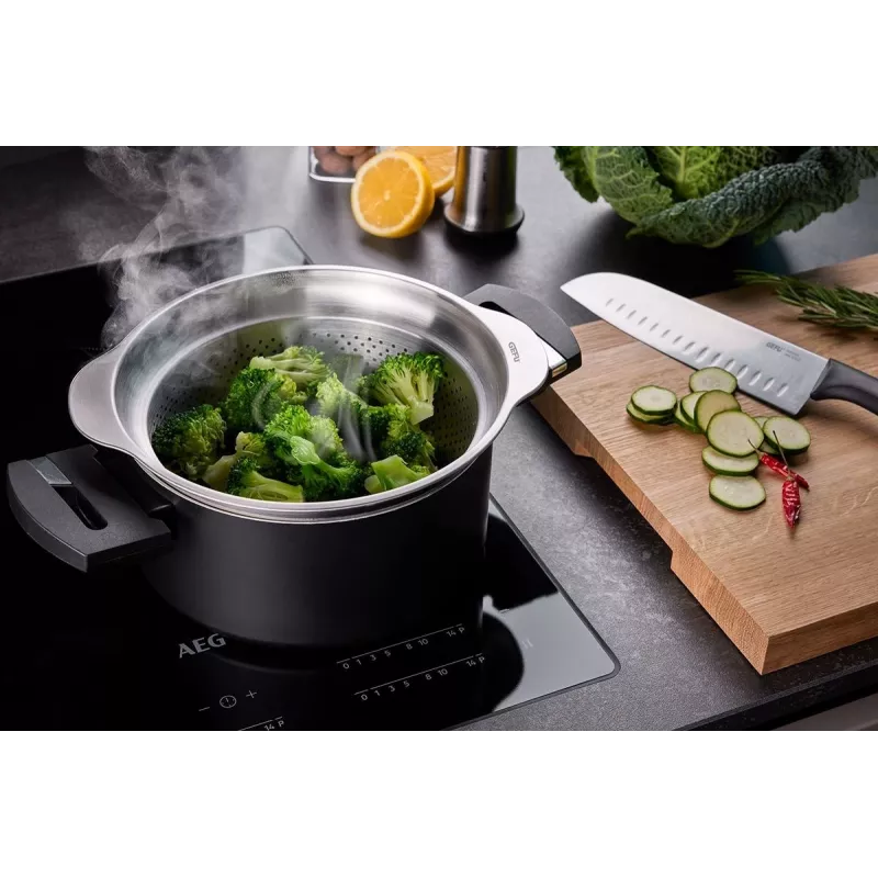 Colador GEFU PREMIO G-28131, 23 cm acero inoxidable colador de cocina