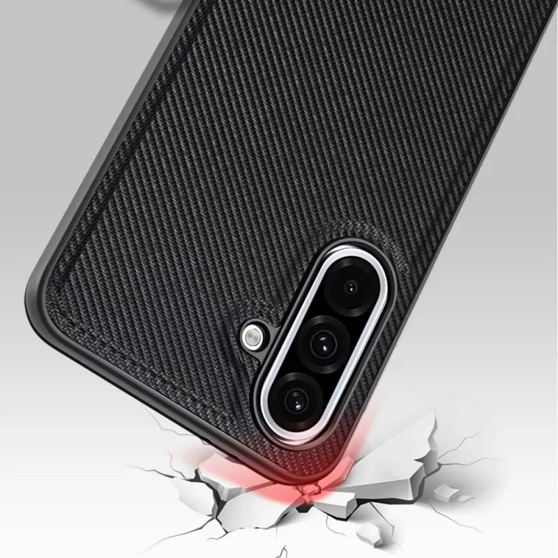 StyleShell NYLO, funda para móvil negra, Samsung Galaxy A36 5G