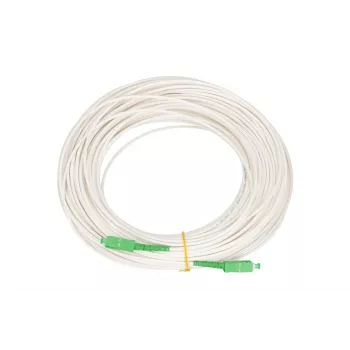 Latiguillo Extralink SC/APC–SC/APC monomodo G.657.A2 3 mm simplex LSOH 10 m, blanco