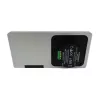 Shelly Wall Display X2 panel de control, Wi-Fi, Bluetooth, plateado + BLU H&T marfil