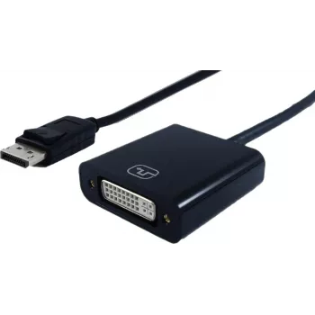 STANDARD Adaptador DisplayPort-DVI, conector macho DP-conector hembra DVI, 0,15 m (S3202)