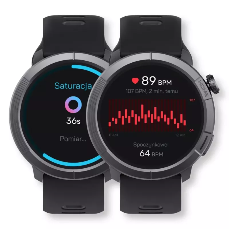 Reloj de pulsera Stelio STSWA102BT Activ Pro GPS 46 mm caja de titanio negra