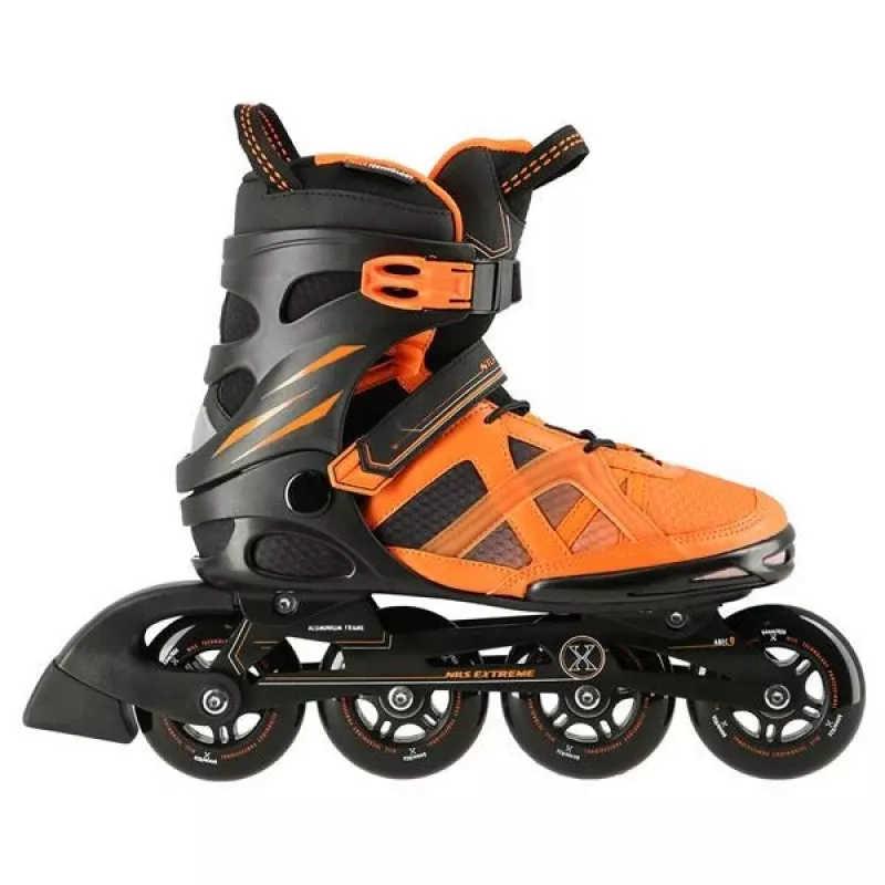 Patines en línea Nils Extreme NA14112 NEGRO-NARANJA TALLA 42