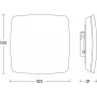 Detector de presencia Steinel True Presence UP KNX 056339 IP54 detección de 360°