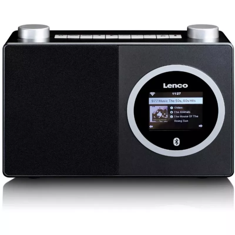Lenco DIR-70 - reproductor de audio en red - 3 vatios (total) - negro (DIR-70BK)