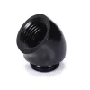 Alphacool 17590 adaptador a 45° G1/4 macho – G1/4 hembra, negro