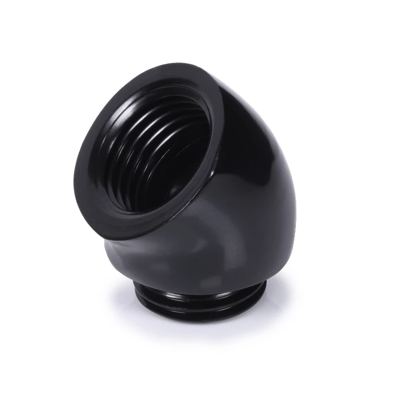 Alphacool 17590 adaptador a 45° G1/4 macho – G1/4 hembra, negro