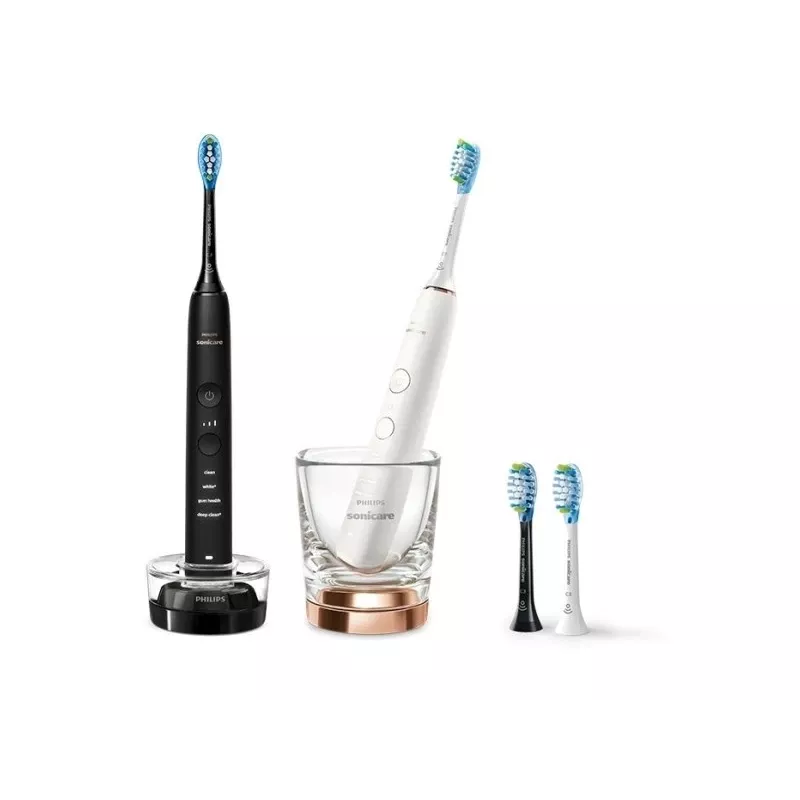 Philips Sonicare DiamondClean HX9914/61 Cepillo de dientes eléctrico adultos Cepillo de dientes sónico Negro, Blanco