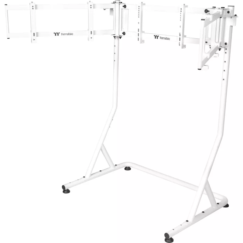 Soporte triple para monitor Thermaltake Pro blanco nieve para monitores de 17 - 55 pulgadas (GSC-MSP-MDSLWH-01)
