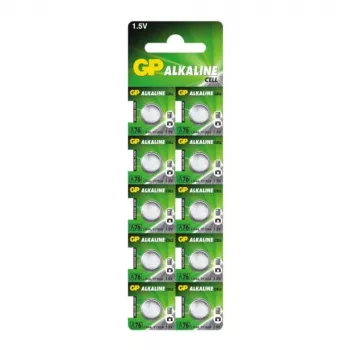 Pilas alcalinas Mini GP A76/G13/LR44/157