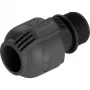 Conector para sistema de riego 25 mm > 1, conector negro/gris