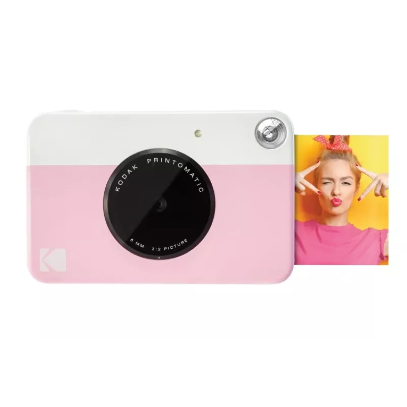 Cámara instantánea Kodak PRINTOMATIC, 2x3 inch, Rosa