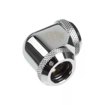 Adaptador Multi-Link BitsPower 90° para 2x 12mm AD — BP-E90DML, plata brillante
