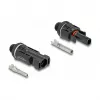 DeLOCK conector para módulo solar DL4 conector macho conector hembra negro 2 uds.
