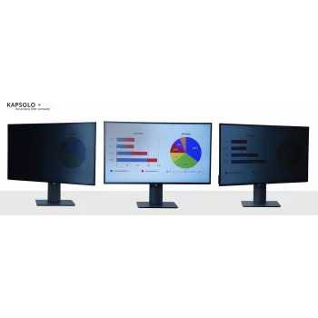 Lámina de privacidad Kapsolo KAPSOLO 4-Way Plug-In privacidad 46,73 cm (18,4