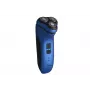 Blaupunkt MSR401 maquinilla de afeitar para hombre rotativa con recortadora negra - azul (MSR401)