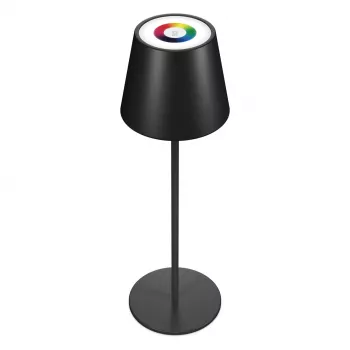 Lámpara de mesa LED RealPower TableLight 360 RGB 3W negra