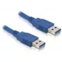 Cable USB DeLOCK USB 3.0-A macho/macho 2m azul