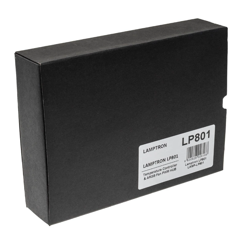 Controlador de ventiladores Lamptron LP801 con pantalla