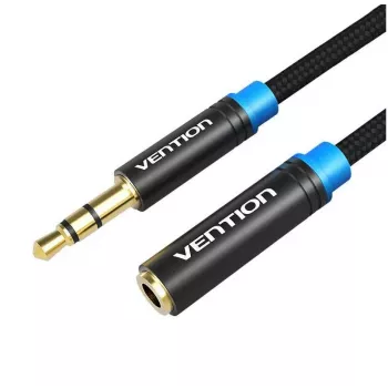 Cable de audio Vention 3,5 mm conector macho a conector hembra VAB-B06-B500-M 5 m negro
