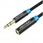 Cable de audio Vention 3,5 mm conector macho a conector hembra VAB-B06-B500-M 5 m negro