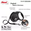 Flexi Black Design L correa retráctil para perro de 5 m