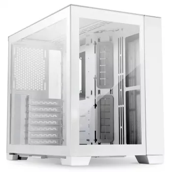 Caja de PC Lian Li O11D Mini-S Mini Tower blanca (compatible con fuente de alimentación SFX/SFX-L)