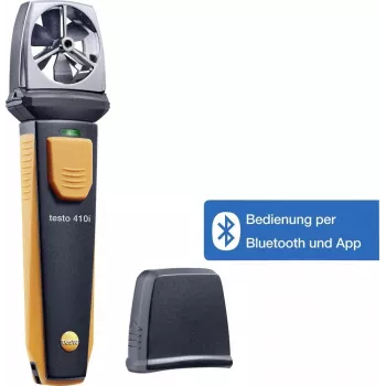Anemómetro testo 410 i diseño compacto con rueda de paletas — marca testo, modelo 410 i