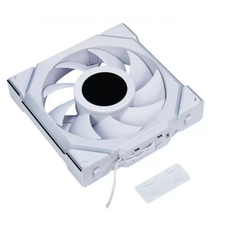 Lian Li UNI FAN SL Wireless 120 ARGB PWM ventilador para caja, 120 mm, pack de 3 con controlador, blanco