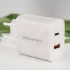 Cargador Tellur TLL151321 Type-C PD20W USB QC3.0, carga rápida 20W PD y QC3.0