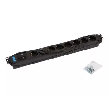 Protección contra sobretensiones Triton RAB-PD-X08-A1 negro 8 salidas AC 230V 2m