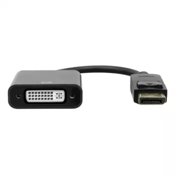 Adaptador DisplayPort a DVI Garbot 20 cm M/H Negro, cable de 20 cm, DisplayPort macho a DVI hembra