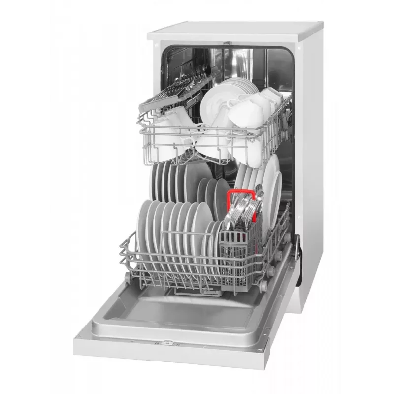 Amica DFM41E6qWMG lavavajillas de libre instalación, 10 cubiertos, 6 programas, 49 dB, clase energética E, blanco
