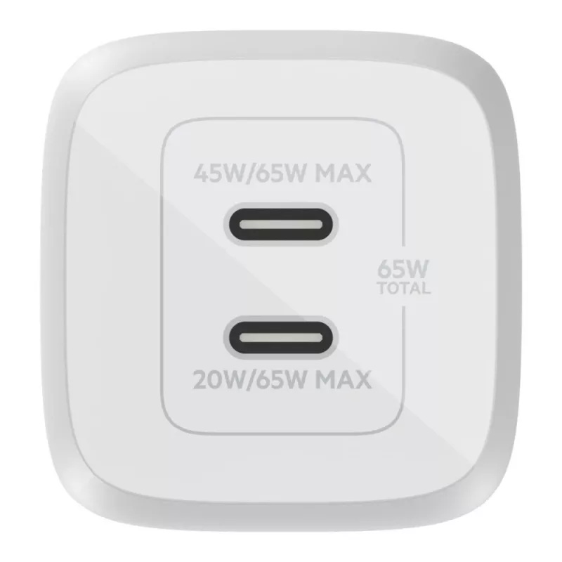 Cargador Belkin WCH013vfWH de interior con carga rápida AC para portátil, smartphone y tablet