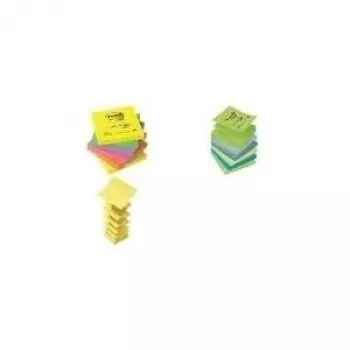 3M R330NRB Notas adhesivas Cuadrado Multicolor 100 hojas Autoadhesivo