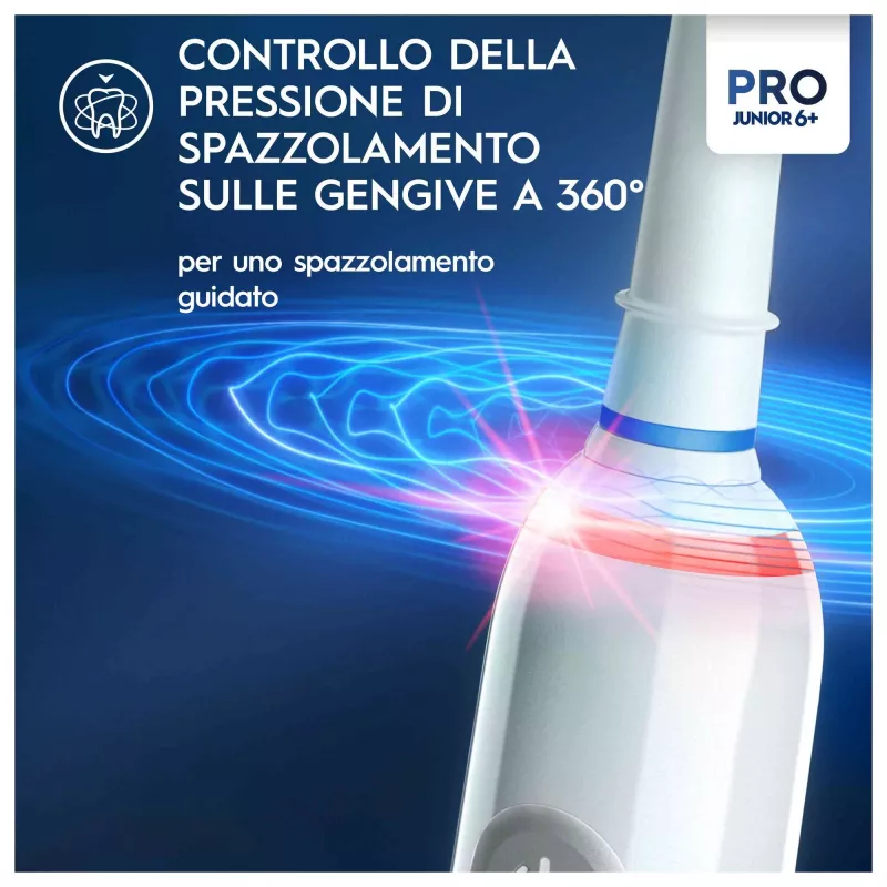 Cepillo de dientes eléctrico rotatorio Oral-B PRO Junior Frozen