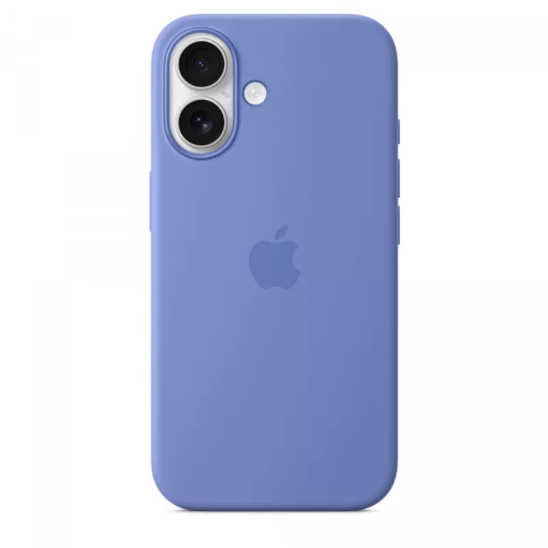 Funda de silicona para iPhone 16 con MagSafe - periwinkle