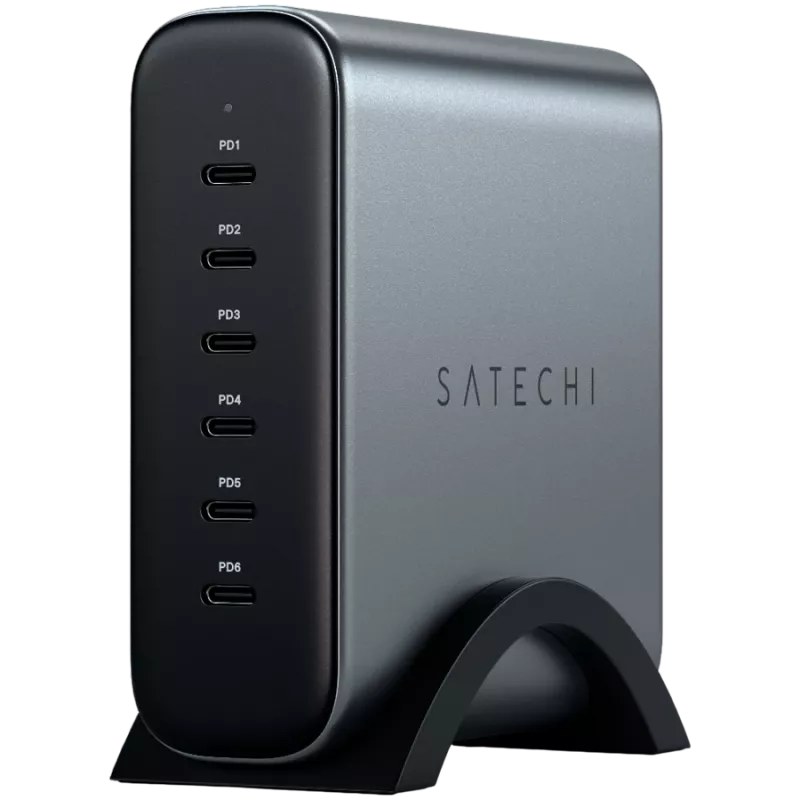 Cargador de interior Satechi ST-C200GM-EU Universal Gris 6 puertos USB Type-C