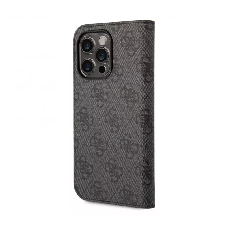 GUESS | Funda libro | Apple | iPhone 14 Pro Max | Caucho/Silicona | Negro
