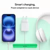 Fuente de alimentación Green Cell PowerSource Solo30 30W blanca — cargador USB-C, 30 W de potencia de salida