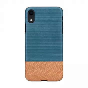 Funda para smartphone man and wood para iPhone XR – Denim negro funda protectora