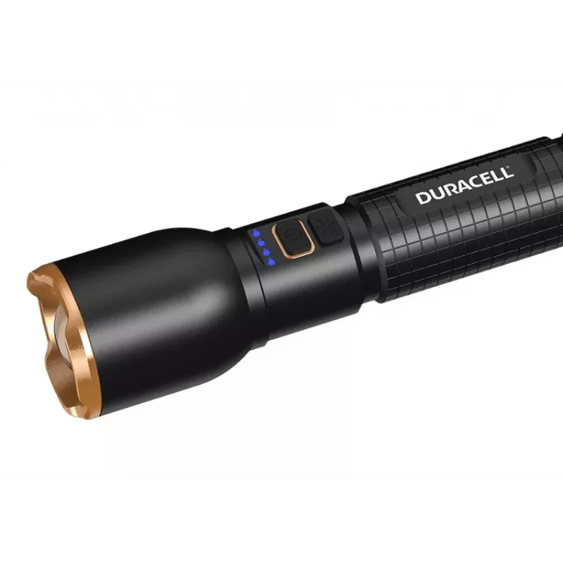 Linterna Duracell DF3000R, negra