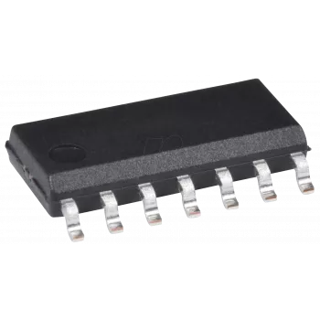 Regulador reductor conmutado Texas Instruments LM2574 M-ADJ — salida ajustable 1,2–37 V, entrada 4–40 V, SO-14