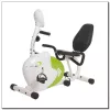 Bicicleta estática magnética horizontal blanca y verde HMS R9259