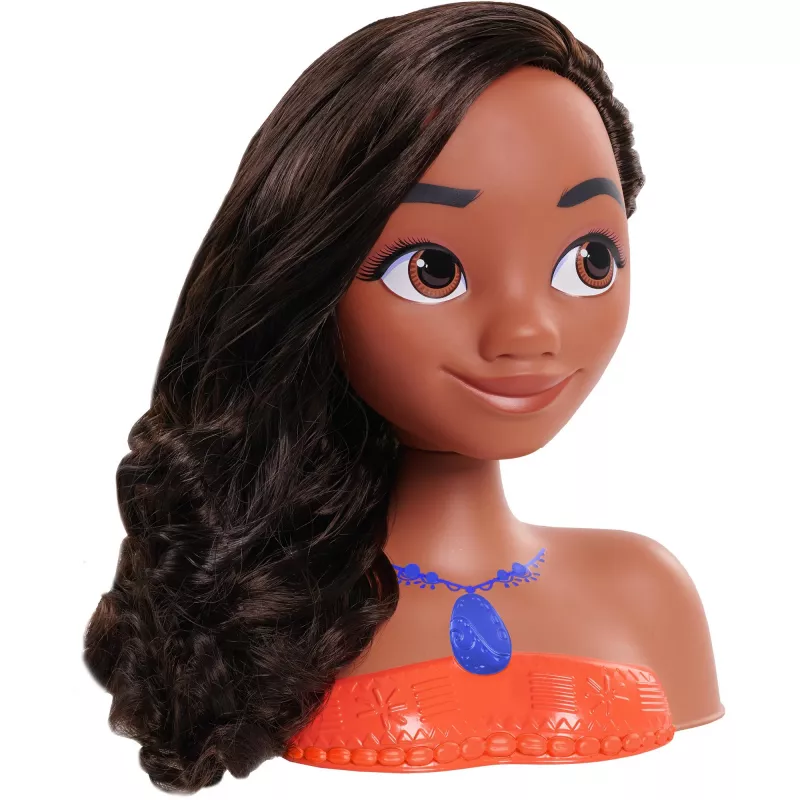 Disney Princess - Vaiana cabeza de estilismo, cabeza de maquillaje y peinado