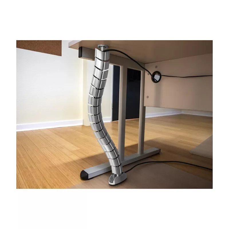 Canaleta de cables DeLOCK 740x75 mm regulable en altura plateado